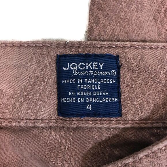 Jockey textured blush pink Pants Size 4 - Picture 5 of 7
